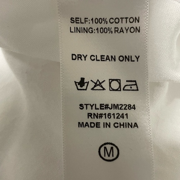 NWOT J Marie embroidered Tiered Maria Dress Size  Medium - Picture 10 of 10